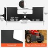 Quick Attach Skid Steer Mount Plate 3/8" Thick 3000LBS Load Steel Adapter Loader, with 2" Removable Trailer Hitch Receiver - 4 of 4