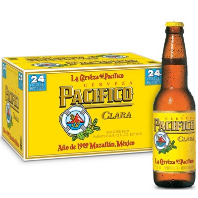 Pacifico Clara Mexican Lager Beer - 24pk/12 fl oz Bottles