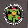 Men's - Teenage Mutant Ninja Turtles - Have A Turtley Awesome Holiday Short Sleeve Graphic T-Shirt - 2 of 4