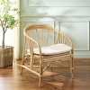Billie Rattan Dining Chair - SEA8041 - Natural/Cream - Safavieh - 3 of 4