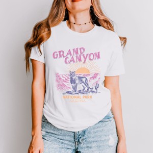 Simply Sage Market Grand Canyon National Park Cougar Short Sleeve Tee - 1 of 4