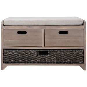 Bella Depot 32''W Storage Bench with Removable Basket and Drawers - 1 of 4