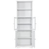 Ridstar 64 in. H White Bathroom Storage Cabinet with Shelves and Doors - 3 of 4