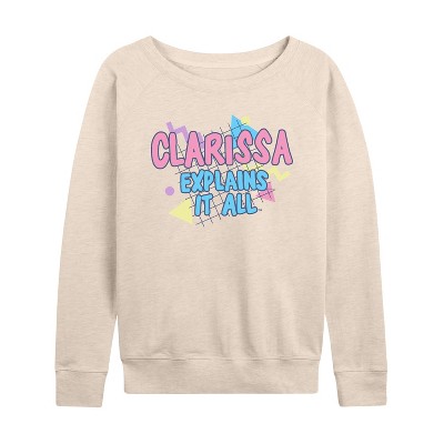 Women's - Clarissa Explains It All - Make Me Want to Barf Lightweight French Terry Slouchy