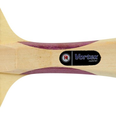 Vortex 2-Player Red and Black Wood Table Tennis Set