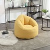 CAVINAS Bean Bag Sofa Chair, High Pressure Foam Bean Bag Chair with Footrest - 4 of 4