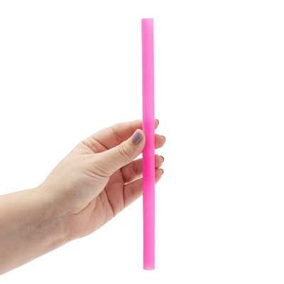 Colorful Jumbo Plastic Straws for Smoothies and Boba, 100-Pack