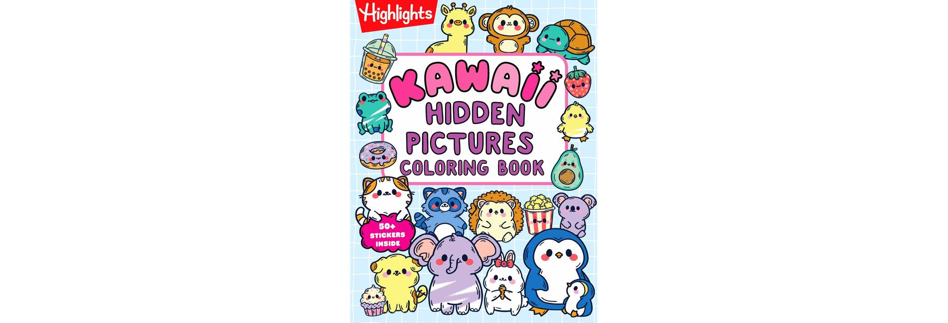 Kawaii Hidden Pictures Coloring Book - (Highlights Hidden Pictures Coloring Books) (Paperback)