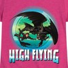 Girls' - How to Train Your Dragon - High Flying Fitted Short Sleeve Graphic T-Shirt - 2 of 4