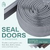 HOME INTUITION - 396 Inch Weather Stripping Window Door Seal Strip 33 Feet Self Stick Weatherstrip Gap Draft Blocker - 4 of 4