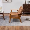 NicBex Microsuede Fabric Loveseat Sofa Modern Lounge Sofa Couch with Soft Cushion and Wood Frame for Bedroom,Living Room,Coffee - 4 of 4