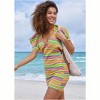 VENUS Womens Crochet Mini Cover-Up Dress - 2 of 4