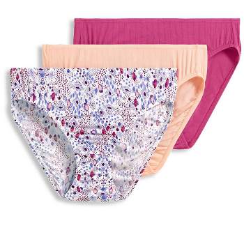Jockey Women's Supersoft French Cut - 3 Pack 8 Lush Eden Floral