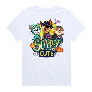 Boys' - Paw Patrol - Scary Cute Short Sleeve Graphic T-Shirt - 1 of 4