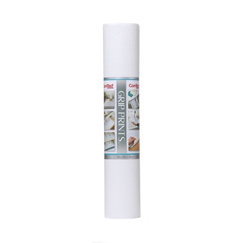 Con-tact Grip-N-Stick White Adhesive Grip Shelf & Drawer Liner