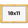 PosterPalooza | Minimalist Shadow Box Gold Picture Frame - UV Acrylic, Backing Board, Hanging Hardware - 2 of 4
