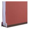 Universal Deluxe Six-Section Pressboard End Tab Classification Folders, 2 Dividers, 6 Fasteners, Letter Size, Bright Red, 10/Box - 4 of 4