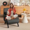 SKRAN  Foldable Single Sofa Bed, 5-Adjustable Backrest ArmChair, Cozy Futon Chair with Pillow for Apartment, Office and Living Room - 2 of 4