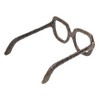 Decorative Object Metal Aluminum Eyewear-Shaped Sculpture with Textured Artisan Design - Modern Stylish Accent Decor - 4 of 4