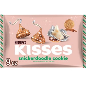HERSHEY'S KISSES Christmas Chocolate Snickerdoodle Cookie - 9oz - 1 of 4