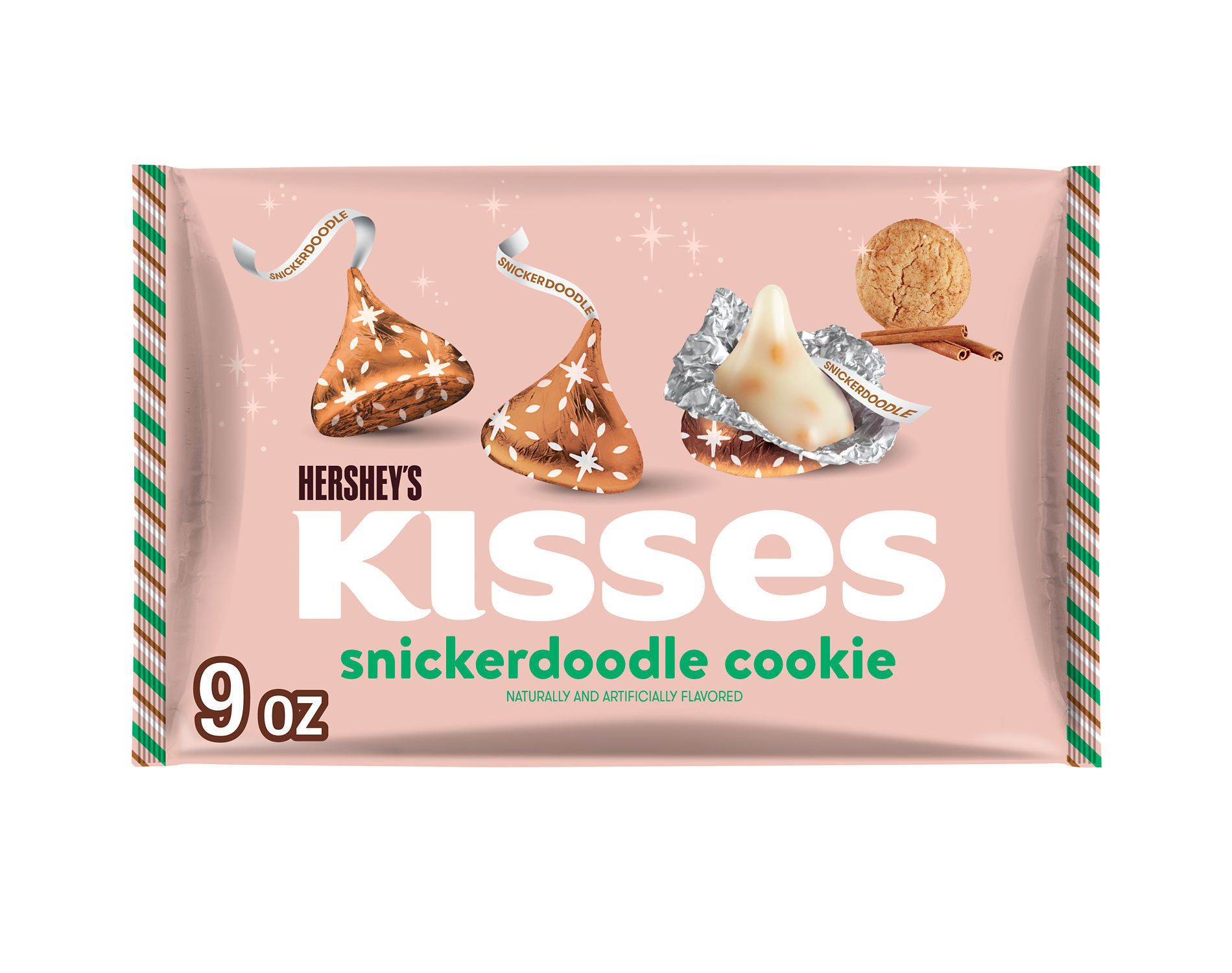 HERSHEY'S KISSES Christmas Chocolate Snickerdoodle Cookie - 9oz