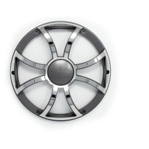 Wet Sounds REVO8XS-G-SSGRILL Gunmetal w/ Stainless XS Open Style Grill for the REVO 8" Subwoofer - 1 of 1