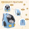Unique Bargains Pet Portable Travel Backpack for Small Pet with Transparent Cover - 4 of 4