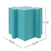 Christopher Knight Home Ava Modern Patio Lightweight Concrete Modular Puzzle Side Table with Convex Edge Design - 3 of 4