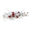 Northlight Berries and Snowflakes Christmas Pillar Candle Holder - 24" - Red and White - 4 of 4