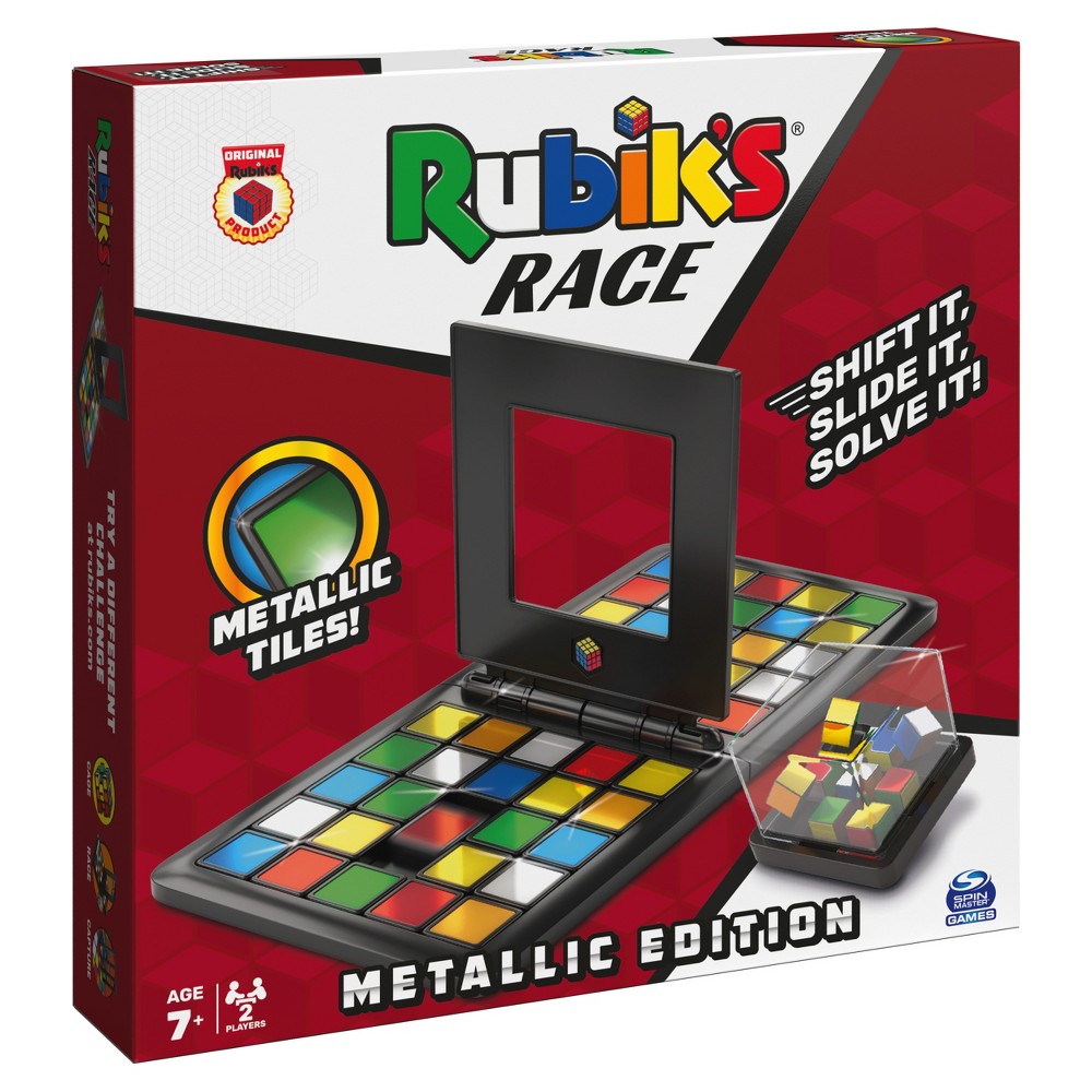 Rubik’s Race  Metallic Edition Board Game  for Kids Ages 7 and up