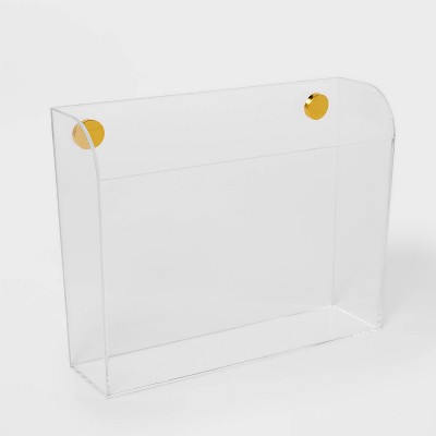 Color Acrylic Wall Pocket Shelf