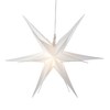 Northlight LED Lighted Foldable Hanging Moravian Christmas Star - 22" - Warm White Lights - 2 of 3