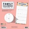 Willow Creek Press Family Planner Calendar 2025 Wall Calendar: Monthly, 12x12 Inches, Sewn Binding, All Ages, Blue - 2 of 4
