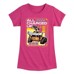 Girls' - Disney - All Charged Up Fitted Short Sleeve Graphic T-Shirt - 1 of 4