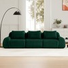 114'' Flannelette Modular Boneless Sofa with Deep Seat, Anti-Slip Design and No Assembly Required - 3 of 4