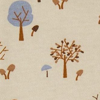 beige tree print