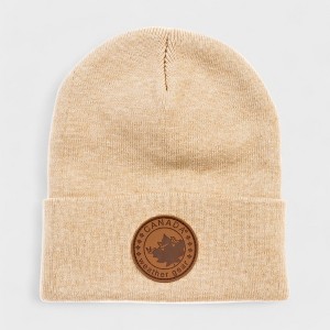 Canada Weather Gear Women's Winter Beanie - Stylish Knit Hat with Logo Patch & Warmth Indicator - 1 of 4