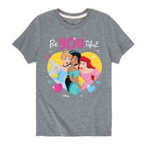 Girls' - Disney Princess - BeYOUtiful Short Sleeve Graphic T-Shirt - 1 of 4