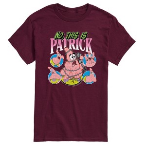 Men's - Spongebob Squarepants - No This Is Patrick Short Sleeve Graphic T-Shirt - 1 of 4