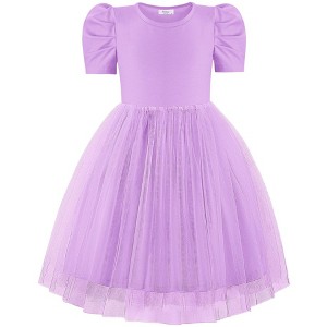 3t formal dress All Lace Girls Dress with V Back & Bow and Rhinestone Trim 12 / Champagne main image 1
