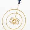Woodstock Chimes Suncatcher Evil Eye, Blue Stone 12" - 2 of 4