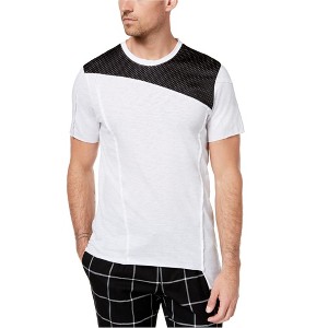 I.N.C International Concepts Mens Marled Knit Basic T-Shirt, White, XX-Large - 1 of 1