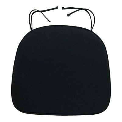 LeisureMod Memory Foam Chair Cushion with Ties – Removable Cover, for Dining & Kitchen Chairs