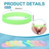 Unique Bargains Sports Party Games Fashion Silicone Glow in the Dark Bracelet 60 Pcs - 2 of 4
