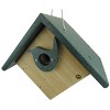 JCS Wildlife Classic Cedar & Recycled Poly Lumber Wren Birdhouse with Predator Guard Portal - 2 of 4