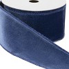 Blue Wired Ribbon 2.5" x 10 Yds. - 3 of 3