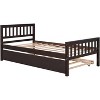Acekool Twin Platform Bed Frame with Headboard, 2 Storage Drawers, Compact Noise-Free Design, No Box Spring Needed, for Kids or Guest Room - 2 of 4