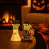 Transpac Mr and Mrs Frankenstein Resin Figurines Halloween Decor Multicolor Tabletop Mantel Decorative Objects Gift - 2 of 4