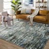 Modern Abstract Washable Area Rugs, Non Slip Contemporary Printed Accent Rug, Ultra-Soft Low Pile Indoor Carpet for Living Room Bedroom Office - 2 of 4