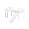 Whisen Twin Loft Bed with Slide, Ladder & Guardrails - 4 of 4